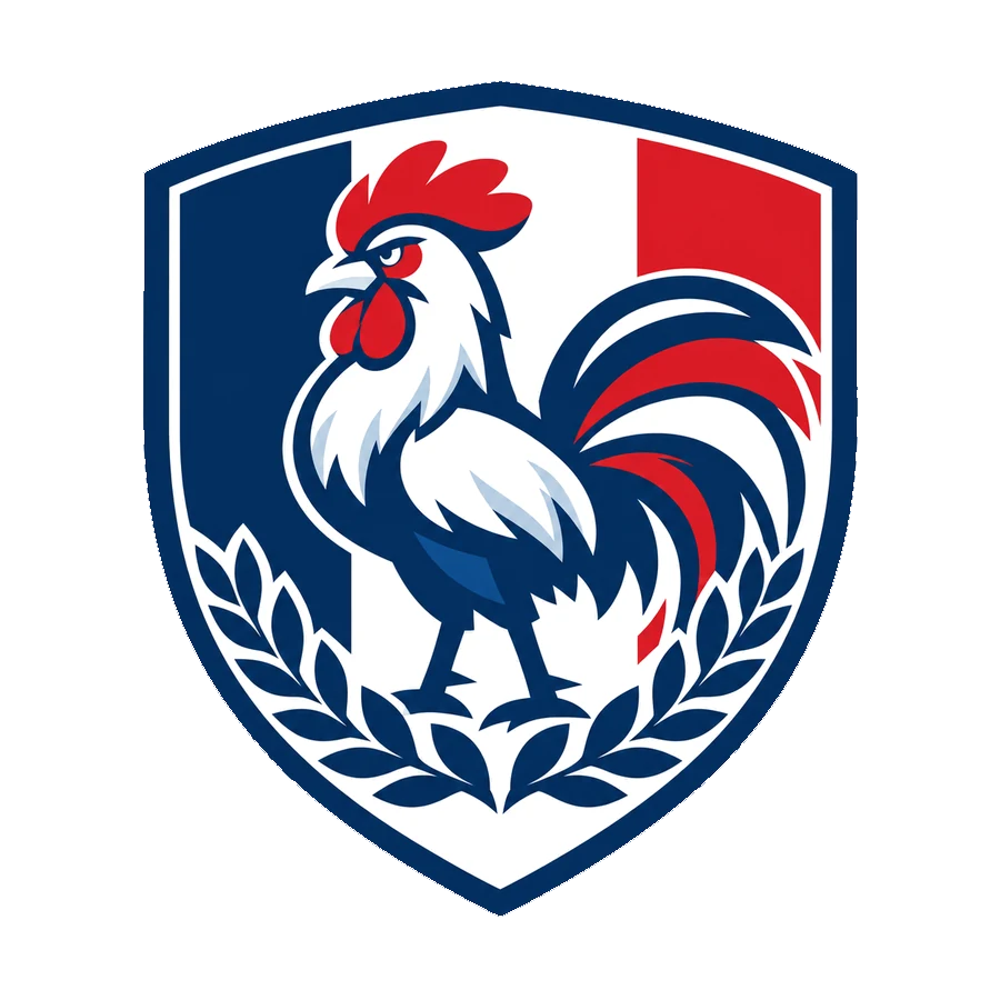 Écusson tricolore au coq gaulois de Tricolore Nuisibles