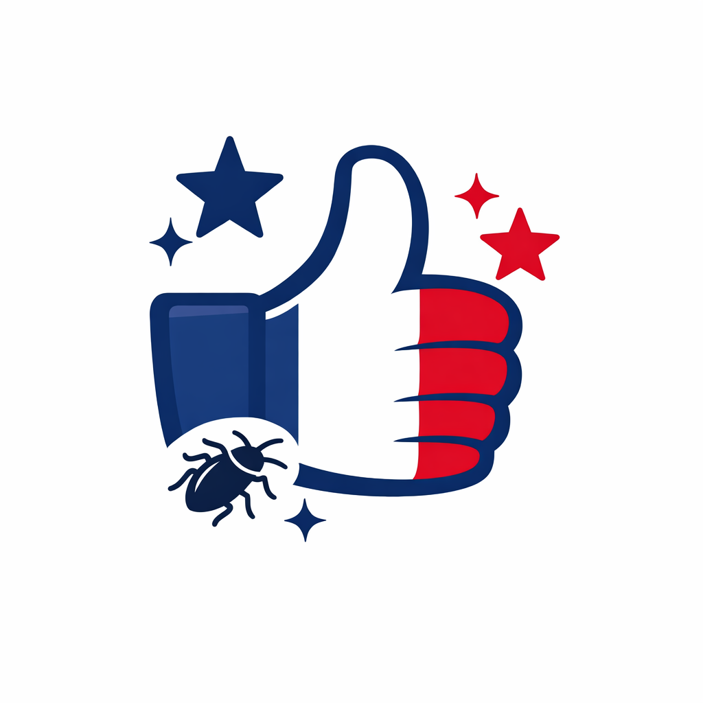 Badge satisfaction client Tricolore Nuisibles